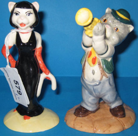 Appraisal: Beswick Figures from the Cats Chorus Perrfect Pitch CC and