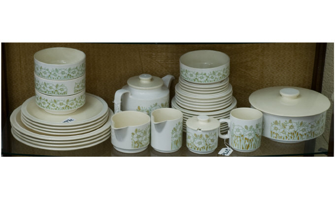 Appraisal: Hornsea Pottery Part Dinner Service Fleur pattern pieces