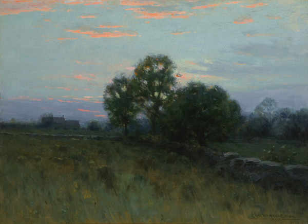 Appraisal: EATON CHARLES WARREN American - Summer Sunset oil on canvas