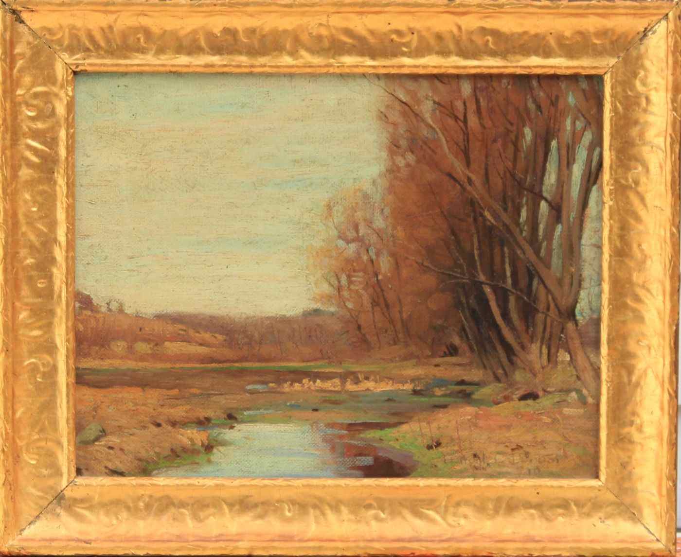 Appraisal: HAROLD C DUNBARAmerican - Willow Road Belmont '' Signed and