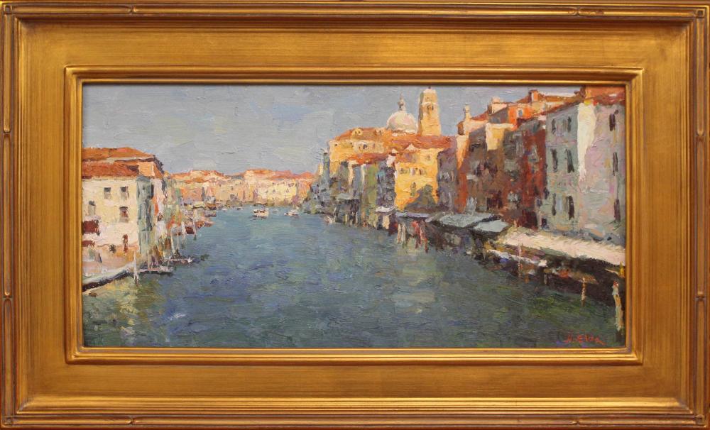 Appraisal: NICK STOQ United States st century oil on board Venice