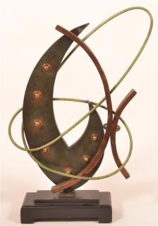 Appraisal: Modernistic Painted Sculpture - h