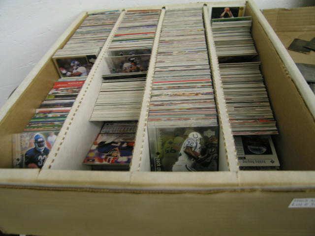 Appraisal: Box of Football Cards Over