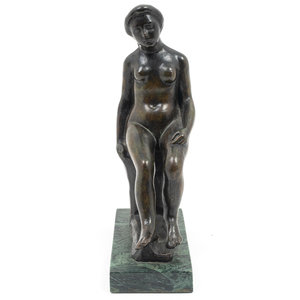 Appraisal: After Aristide Maillol Seated Nude bronze signed with monogram M