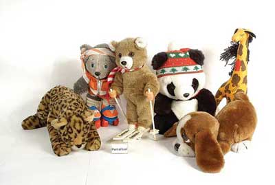 Appraisal: Very large quantity of plush bears and animals some with