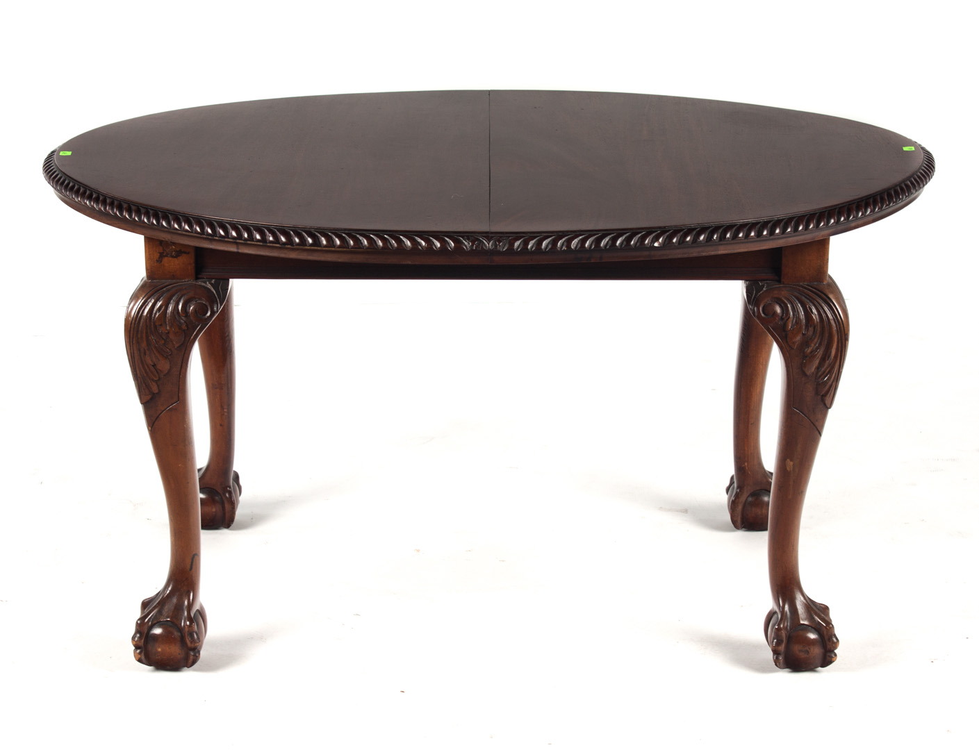 Appraisal: Chippendale style mahogany dining table Late Victorian late th early