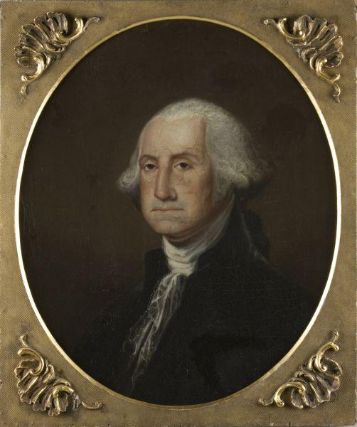 Appraisal: after Stuart Am th c Washington Portrait oil on canvas