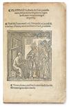 Appraisal: PLATINA BARTOLOMMEO De vitis pontificum and other texts Woodcut of