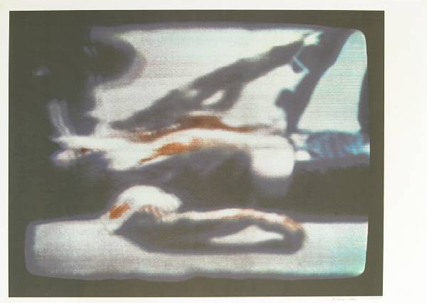 Appraisal: Richard Hamilton British b Kent State color silkscreen printed on