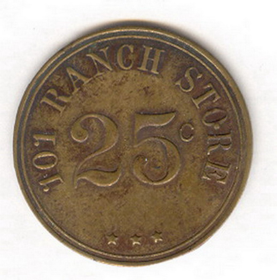 Appraisal: RANCH STORE TOKEN Size diameter