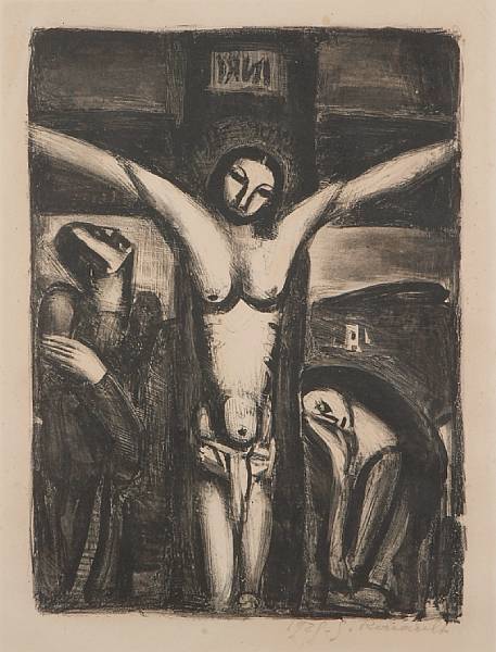 Appraisal: Georges Rouault French - Christ en Croix C R Lithograph