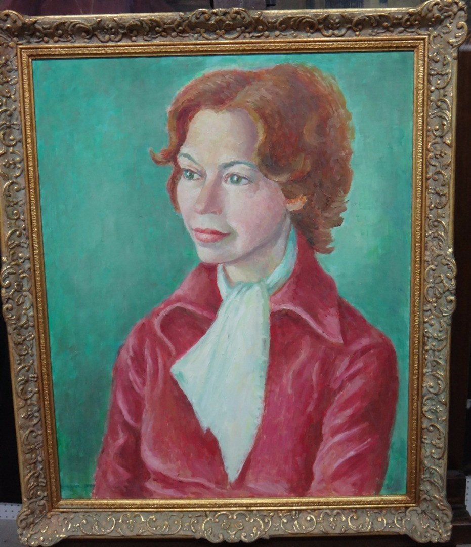 Appraisal: Emmanuel Levy - Portrait of a lady oil on board