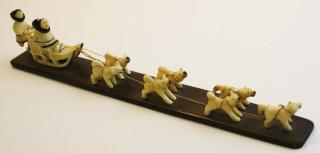 Appraisal: Mid th c Alaskan sled dog team collected by Claude