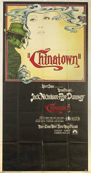 Appraisal: Chinatown Paramount three-sheet condition C- please note there are some