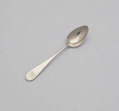 Appraisal: Charles Jamieson a silver old English Point pattern teaspoon circa