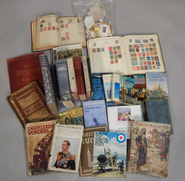 Appraisal: A large quantity of stamps and books to include British