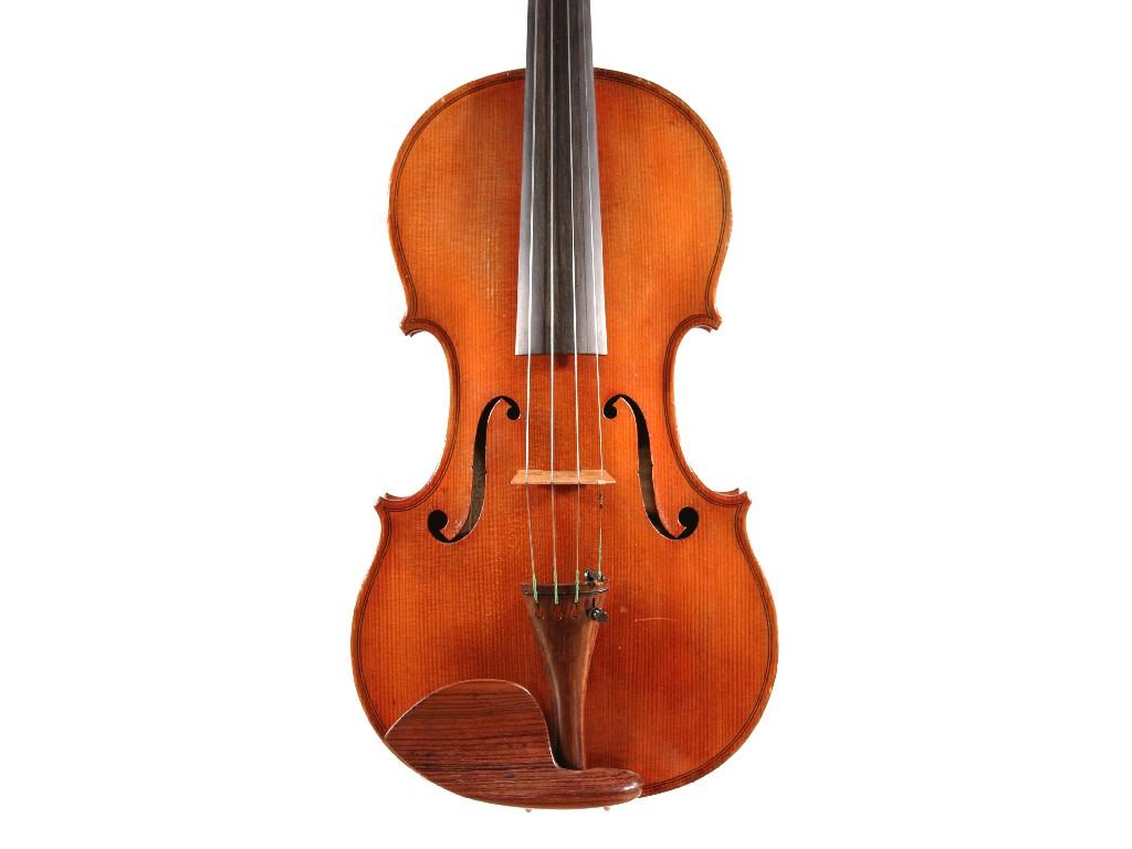 Appraisal: English violin by and labelled W E Hill Sons Makers