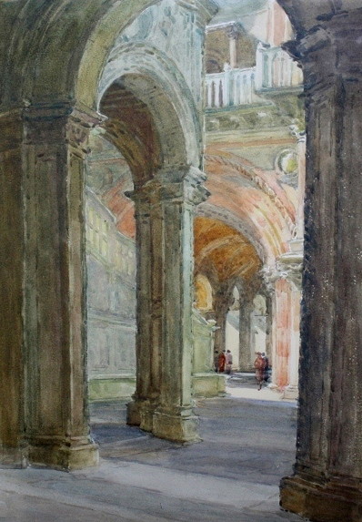 Appraisal: EARLY TH CENTURY SCHOOLSan Giovanni Paolo Venice Dec titled and