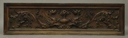 Appraisal: Renaissance-Revival Carved Wood Panel