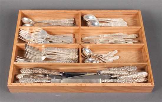 Appraisal: Assembled set of American sterling silver flatware in the ''Buttercup''