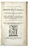 Appraisal: KIRCHER ATHANASIUS S J Sphinx mystagoga sive Diatribe hieroglyphica qua