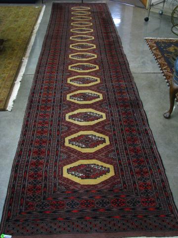 Appraisal: Vintage Oriental runner Pakistani Bukhara ' length good condition