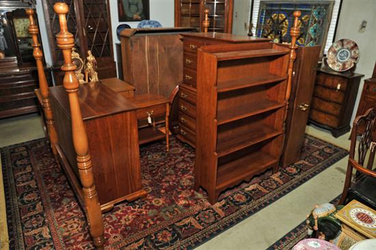 Appraisal: SIX PIECE L J G STICKLEY BEDROOM SUITE Cherry and