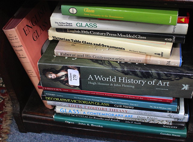 Appraisal: A QUANTITY OF ART AND ANTIQUES RELATED BOOKS to include