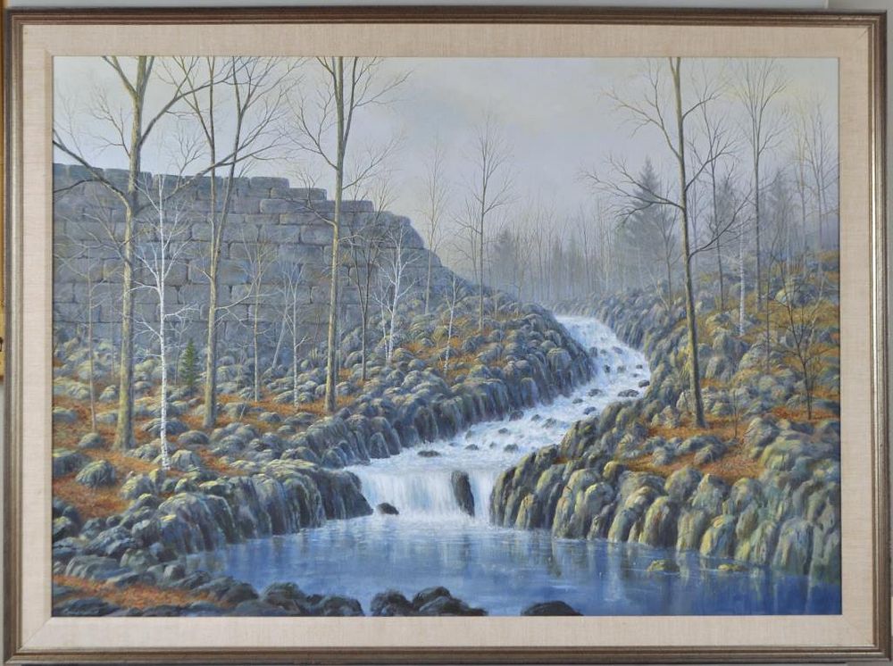 Appraisal: David Merrill Large Landscape O B David Kenneth Merrill American