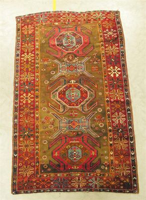 Appraisal: A Lenkoran long rug South East Caucasus c in cm