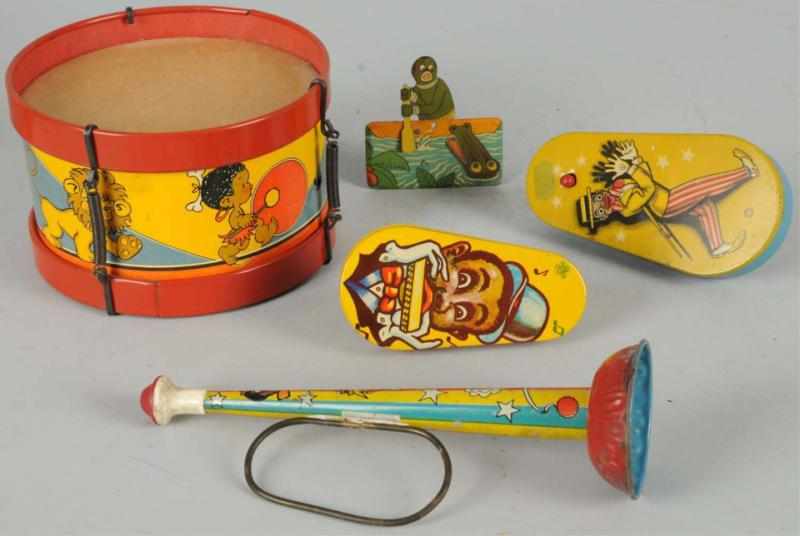 Appraisal: Lot of African-American Themed Toy Items Some are marked Japan