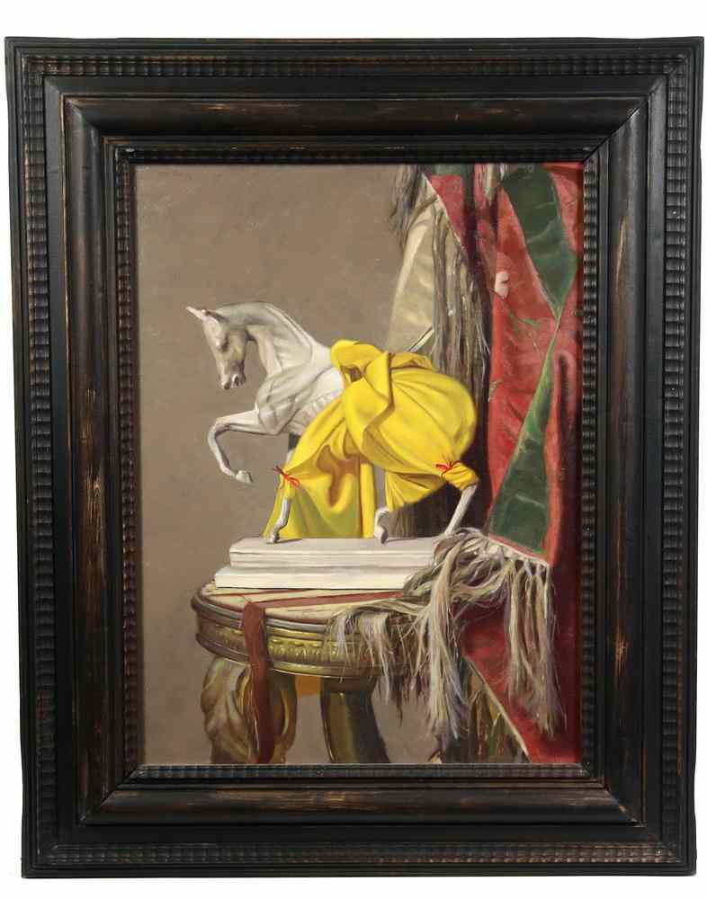 Appraisal: OOP - Still Life titled 'Pale Horse' by Ronald Frontin