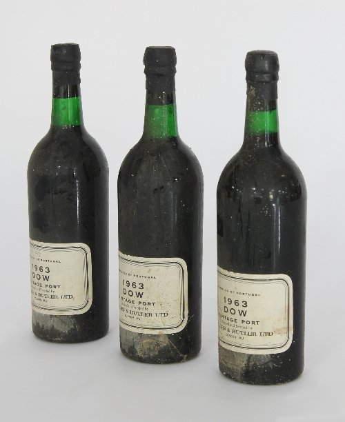 Appraisal: Dows Vintage Port three bottles