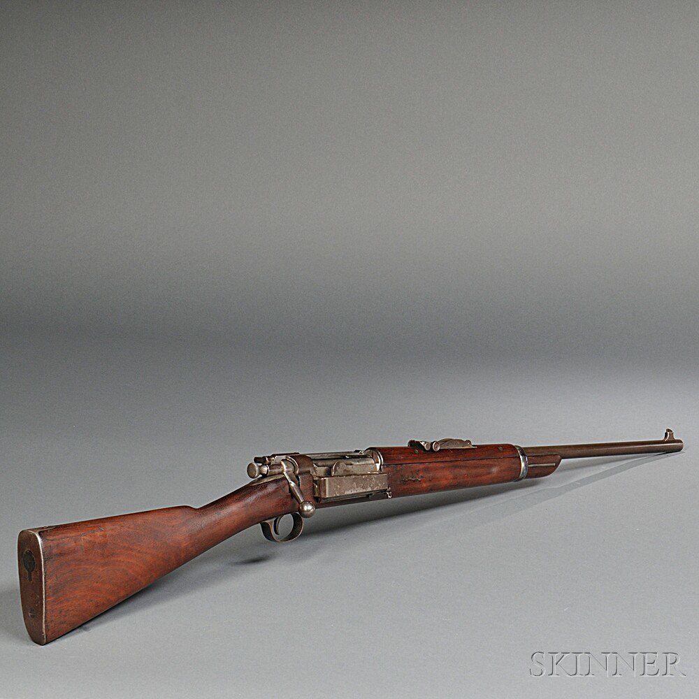 Appraisal: Model Krag Carbine c - serial number walnut stock receiver