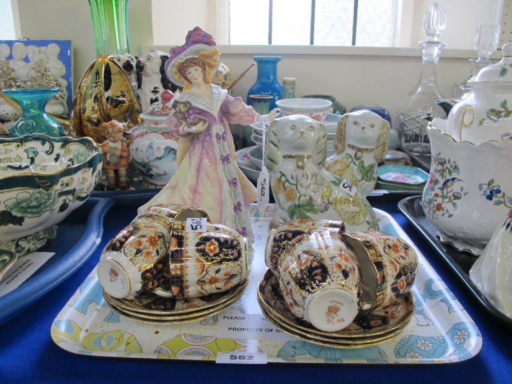 Appraisal: Royal Doulton figure 'Lily' HN set of six cups and