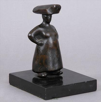 Appraisal: SAUL BAIZERMAN - THE ITALIAN WOMAN Bronze x x in