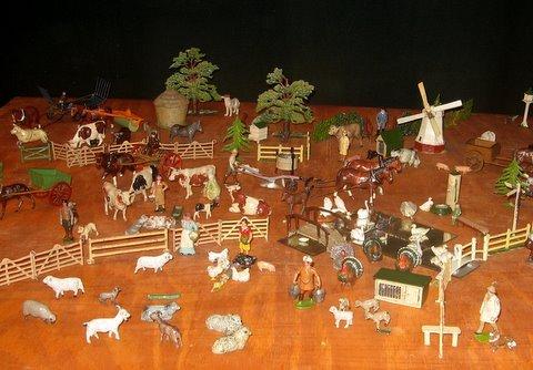 Appraisal: A large quantity of Britains farm animals and farm buildings