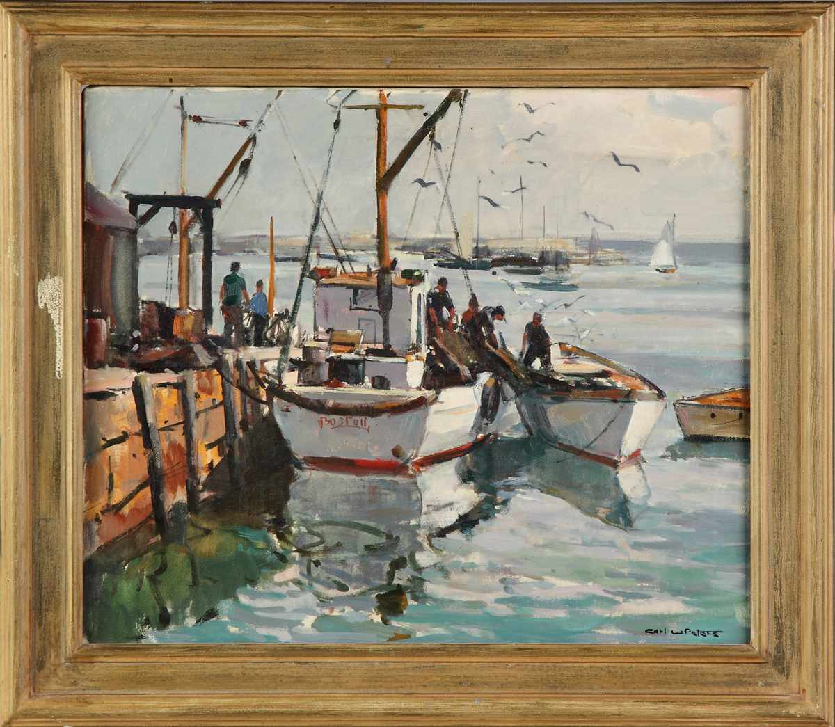 Appraisal: Carl William Peters American - ''Morning Light Rockport'' Sgn lower