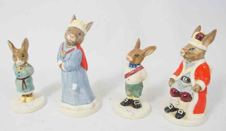 Appraisal: Royal Doulton Bunnykins Figures from the Royal Family to include