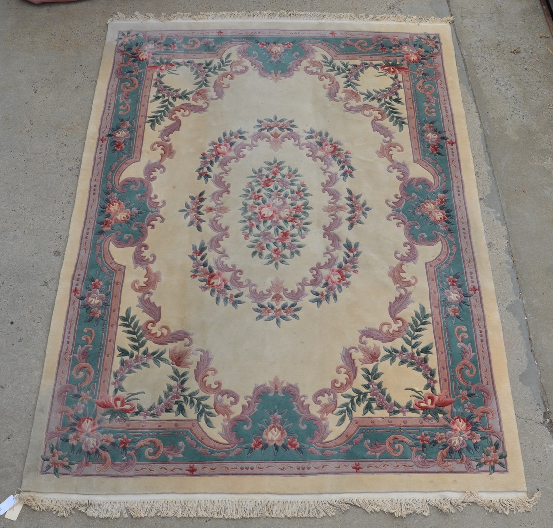 Appraisal: Savonnerie Style Carpet th c Length