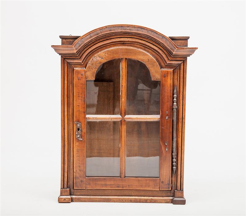 Appraisal: French Provincial Walnut Hanging Cabinet x x in Property of