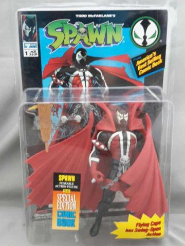 Appraisal: Spawn Todd McFarlan'es Poseable Action Figure Plus special edition comic