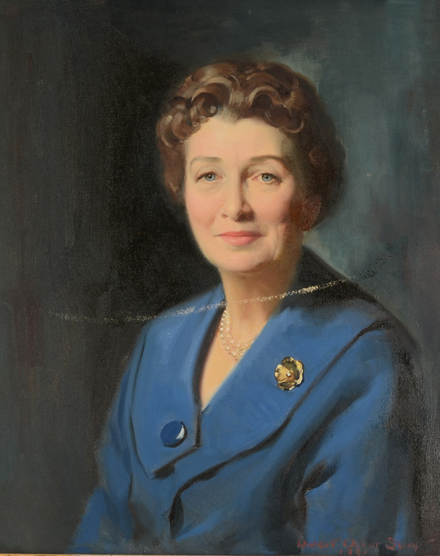 Appraisal: SKEMP Robert Oliver American - Portrait of Miss Hanford Oil