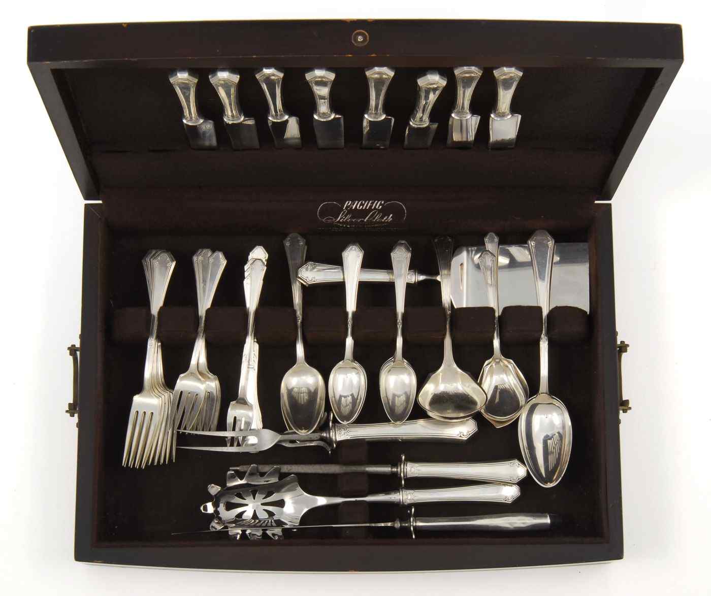 Appraisal: TOWLE CASED STERLING SILVER FLATWARE SETIn the Lady Mary'' pattern