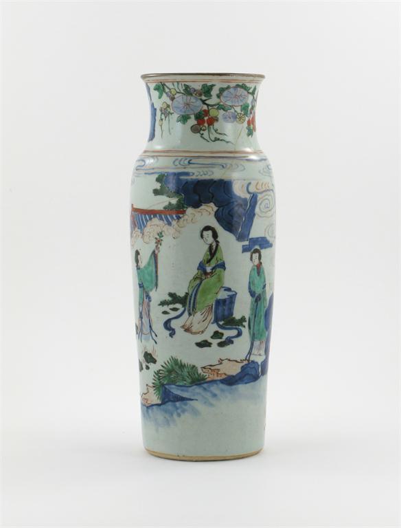 Appraisal: A Chinese vase of rolwagen shape