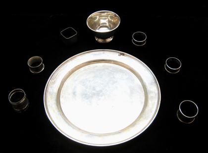 Appraisal: Group of assorted sterling and silver plate flat and holloware