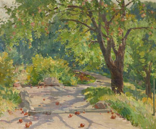 Appraisal: Karl Albert Buehr - Looking toward lower garden from Paradise