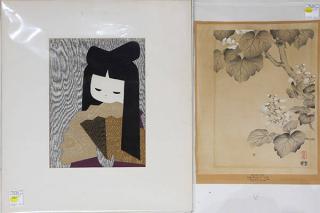 Appraisal: Japanese Woodblock Prints Kawano lot of Kawano Kaoru Japanese -