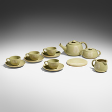 Appraisal: Elizabeth and Hannah Overbeck for Overbeck Pottery TEA SET WITH