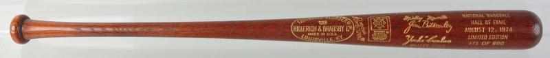 Appraisal: Hall of Fame Induction Bat Description Number of made for